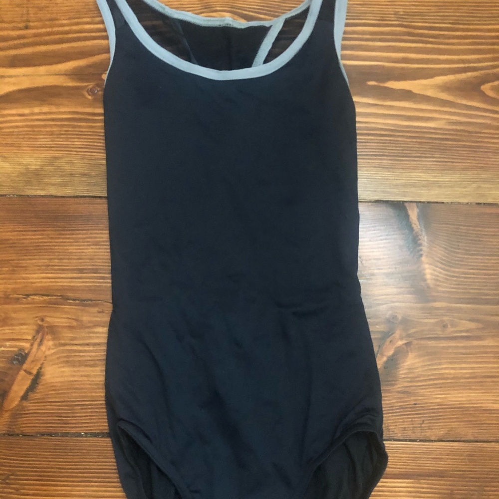 Basic black leotard